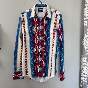 Vintage Wrangler Pearl Snap Men’s Shirt